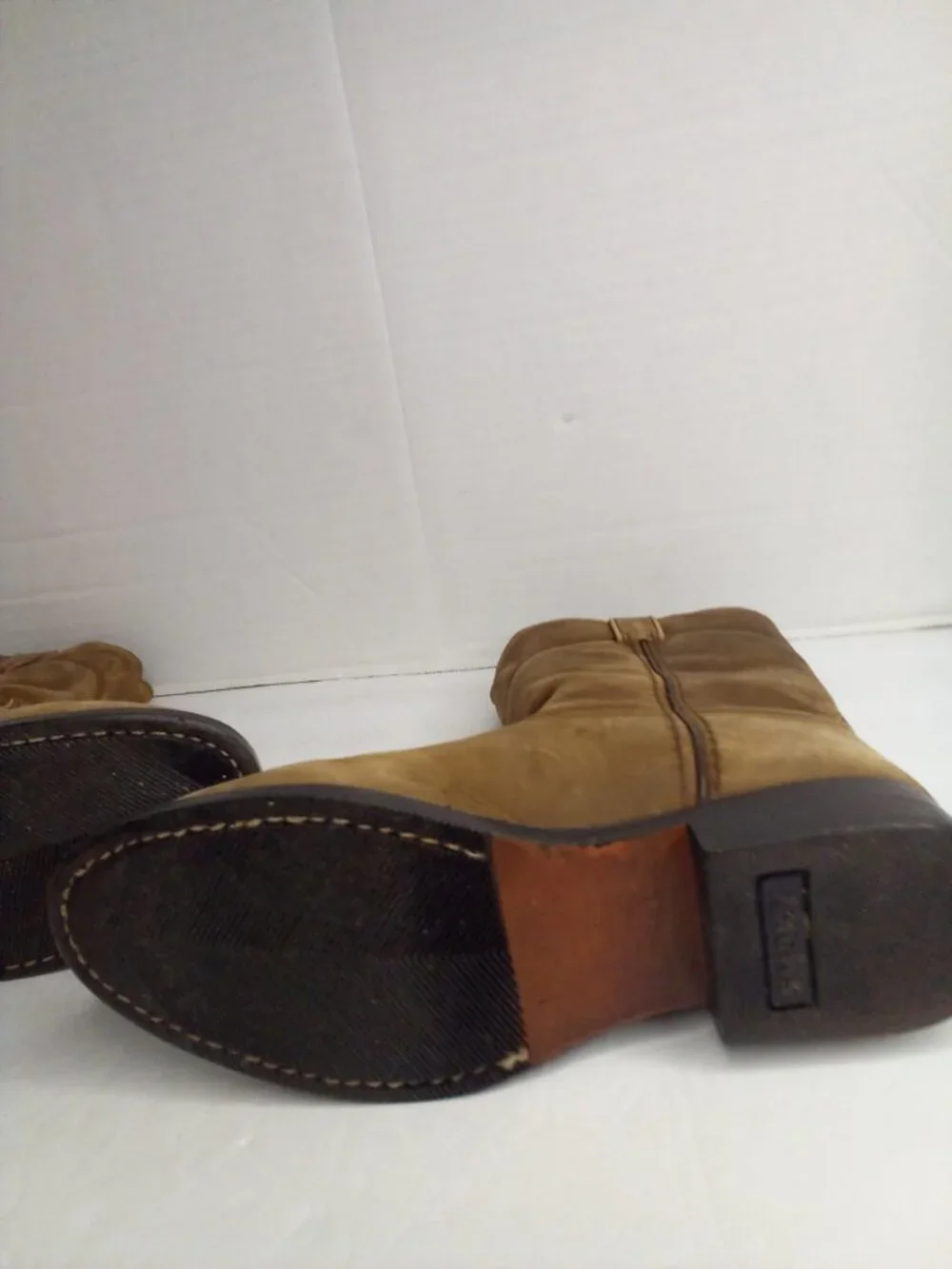 Smokey Mountain Boots Youth Boys 3.5 Roper Western Cowboy Leather Round Toe